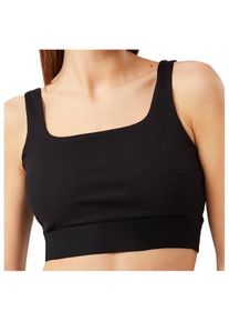 Mandala Ribbed Sport Bra Sport-BH Damen (Gr XS |schwarz/beige)
