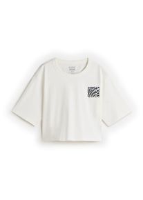 T-Shirt Vans MTE Wildthorn Reflective Boxy Short Tee Damen (Gr L |weiß)