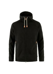 Fjällräven Fleecejacke Fjällräven Övik Fleece Hoodie Herren (Gr XXL |schwarz)