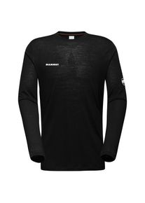 Mammut Tree Wool Firstlayer Longsleeve Funktionsshirt Herren (Gr XL |schwarz)