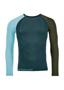 Ortovox 120 Comp Light Long Sleeve Merinounterw&auml;sche Herren (Gr L |blau)