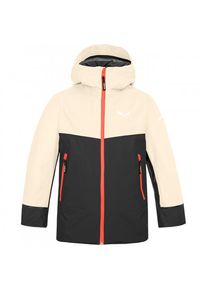 Skijacke Salewa Sella Powertex / TWR Jacket Kinder (Gr 164 |weiß/schwarz |wasserdicht)