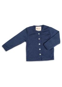 Woll- & Merinopullover Engel Baby-Cardigan Kinder (Gr 50/56 |blau)