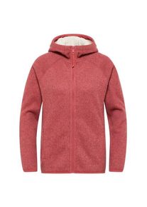 Fleecejacke Jack Wolfskin Kaminfeuer Hooded Jacket Damen (Gr XS |rot)
