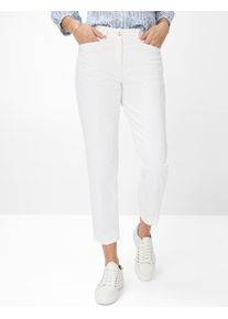 Brax Damen Chino Style MARA S WHITE, weiß, Gr. 46K
