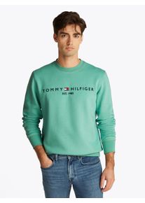Tommy Hilfiger Herren Sweatshirt "TOMMY LOGO SWEATSHIRT"fort grün, casual, Gr. XL, Sweatware, Obermaterial: 70% Baumwolle, 30% Polyester,