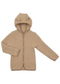 Woll- & Merinojacke Huttelihut Jacket Bear Ears Wool Fleece Kinder (Gr 92 |beige)