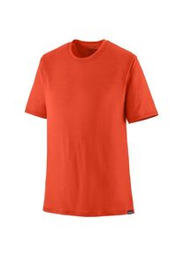 Patagonia Cap Cool Merino Shirt Merinoshirt Herren Wandern (Gr S |rot)