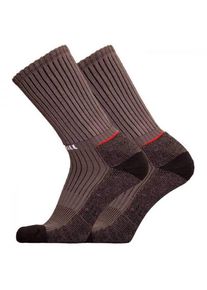 Wandersocken UphillSport Virva Hiking & Walking H2 Extra Soft with Bamboo (Gr 43-46 |braun)