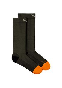 Salewa MTN TRN All Mountain Crew Sock Wandersocken Men (Gr 39-41 |schwarz/oliv)