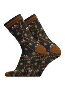 UphillSport Lifestyle Merino M3 Crew Multifunktionssocken (Größe 39-42 |braun)