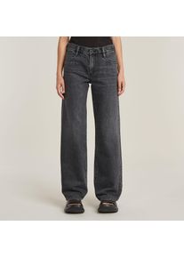 G-Star Raw G-STAR Damen Weite Jeans "Jeans Judee Straight"faded eolith grau, casual, Gr. 28, Denim/Jeans, Obermaterial: 100% Baumwolle, Jeans