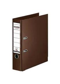 Falken Chromocolor Ordner Breit DIN A4 80 mm Braun 2 Ringe S80 Kunststoff
