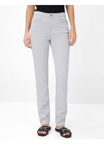 Brax Damen Five-Pocket-Hose Style MARY LIGHT GREY, hellgrau, Gr. 42