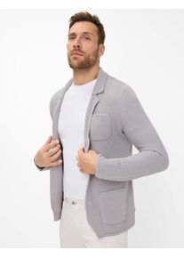 Brax Herren Blazer Style JASPER light grey, grau, Gr. 4XL