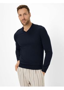 Brax Herren Strickpullover Style VICO navy, dunkelblau, Gr. M
