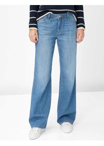 Brax Damen Five-Pocket-Hose Style MAINE USED REGULAR BLUE, denim blau, Gr. 42