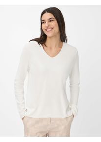 Brax Damen Strickpullover Style LESLEY offwhite, cremeweiß, Gr. 40