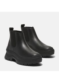 Timberland Damen Chelseaboots "ROXIE LANEMID CHELSEA BOOT", Gr. 40, schwarz, Leder, sportlich, Schuhe, Stiefelette, Winterschuhe, Ankle Boots