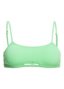Roxy Damen Bandeau-Bikini-Top "Color Jam", grün, Gr. XXL, 93% Nylon, 7% Elasthan, Bikini-Oberteile