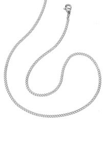 Firetti Damen Panzerkette "Schmuck Geschenk Edelstahl Collierkette 2,0 mm breit", 42, Edelstahl, B: 2mm, silber, Edelstahl, B:2mm, Halsketten