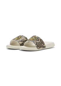 Puma Sandale "Popcat 20 Snake Chic Slides Damen", Gr. 35,5, weiß, Obermaterial: Synthetik; Futter: Textil; Innensohle: Synthetik; Laufsohle: