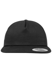 Flexfit Damen Flex Cap "Flexfit Snapback Unstructured 5-Panel Snapback", schwarz, casual, unifarben, 60% Baumwolle, 40% Polyester, Caps