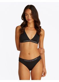 Damen Bikini-Hose "TH CLASSIC BIKINI (EXT SIZES)", schwarz, casual, Gr. XS, Tommy Hilfiger Swimwear, unifarben, Polyamid, Badehosen, mit