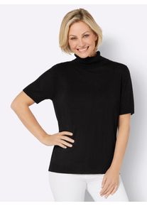 Classic Basics Damen Rollkragenpullover "Rollkragen-Pullover", schwarz, Gr. 38, unifarben, 100% Viskose, Pullover