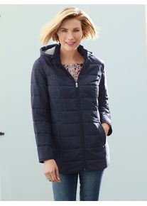 Classic Basics Damen Steppjacke, blau, Gr. 50, unifarben, 100% Polyester, Jacken