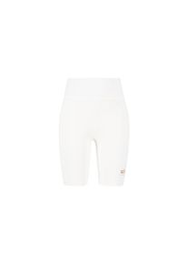 Damen Sweatshorts "Alpha Industries Women - Shorts Basic Bike Shorts SL FP Wmn", weiß, Gr. L, Alpha Industries, Obermaterial: 95% Baumwolle, 5%