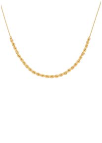 Firetti Damen Kette mit Anhänger "Schmuck Geschenk Gold 375 Halsschmuck Halskette Ankerkette Kordelkette", Gelbgold 375, L: 45cm B: 2,6mm, gold,