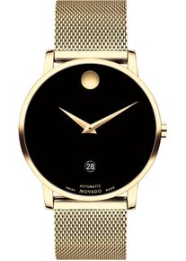 Movado Damen Automatikuhr "MUSEUM, 0607632", gold, Armbanduhren, Armbanduhr, Herrenuhr, Damenuhr, mechanische Uhr, Swiss Made