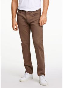 LINDBERGH Herren 5-Pocket-Hose "LINDBERGH 5-Pocket Jeans", braun, Gr. 33, Oberstoff: 97% Baumwolle, 3% Elasthan, Hosen