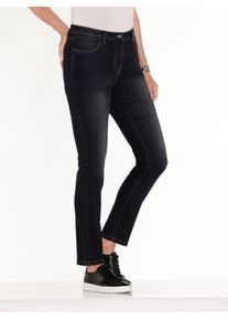 Classic Basics Damen Bequeme Jeans, schwarz, Gr. 46, unifarben, 81% Baumwolle, 17% Polyester, 2% Elasthan, Jeans