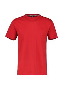 Lerros Herren T-Shirt, rot, casual, Gr. XXXL, Obermaterial: 100% Baumwolle, Shirts, Logoprägung an der Brust