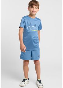 Jack Wolfskin Kinder Shorts "SUN SHORTS K", blau, Gr. 152, OBERSTOFF: 100% POLYAMID Futter: 100% POLYESTER, Hosen