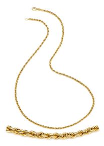 Firetti Damen Collierkettchen "Schmuck Geschenk Gold 375 Kordelkettengliederung 2,1 mm breit", 45, Gelbgold 375, B: 2,1mm, gold, Gelbgold 375,