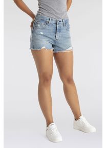 Levi's LEVI'S Damen Shorts "501 Original Short", blau, casual, Gr. 26, Denim/Jeans, Obermaterial: 100% Baumwolle, Hosen, 501 Collection