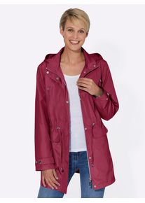 Classic Basics Damen Langjacke, lila, Gr. 48, unifarben, 100% Polyester, Jacken
