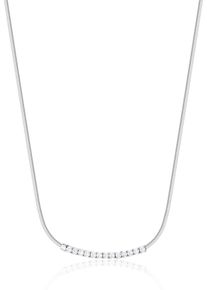 Brosway Damen Edelstahlkette "DESIDERI CLASSIC, BEIN006, BEIN007", Edelstahl, silber, Edelstahl, Halsketten, mit Zirkonia (synth.)