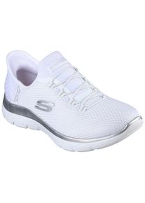 Skechers Damen Slip-On Sneaker "SUMMITS-DIAMOND DREAM", Gr. 36, weiß, Textil, sportlich, Schuhe, Schlupfschuh, Freizeitschuh mit praktischer Slip-Ins