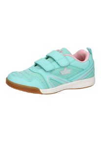 Lico Kinder Hallenschuh "Sportschuh Boulder V", Gr. 28, grün, Synthetik, Schuhe