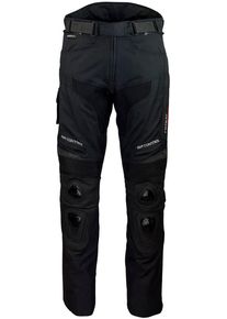 Roleff Motorradhose "RO 490", XXXL, N-Gr, schwarz, Hosen, wind- und wasserdicht, atmungsaktiv
