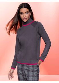 Heine Damen Rollkragenpullover "Rollkragen-Pullover", bunt, Gr. 40, unifarben, 70% Viskose, 30% Polyamid, Pullover