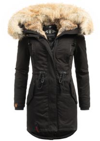 Navahoo Damen Wintermantel "Bombii", schwarz, modisch, Gr. XL, clean, Oberstoff: 100% Baumwolle, Futter: 100% Polyester, Wattierung: 100% Polyester,