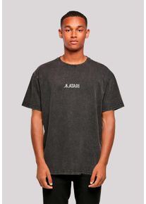 F4NT4STIC Herren T-Shirt "Atari Games Logo Retro Gaming", schwarz, casual, Gr. M, Obermaterial: 100% Baumwolle, Shirts, Premium Qualität