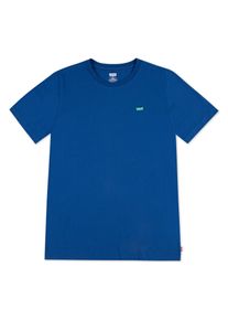 LEVI'S KIDS Jungen T-Shirt "LVB BATWING CHEST HIT", blau, casual, Gr. 5, Single Jersey, Obermaterial: 60% Baumwolle, 40% Polyester, Shirts, for BOYS