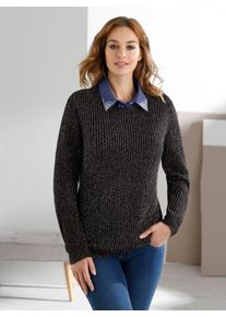 Classic Basics Damen Blusentop, blau, Gr. 3, unifarben, 65% Baumwolle, 35% Polyester, 50% Baumwolle, 50% Polyester, Blusen