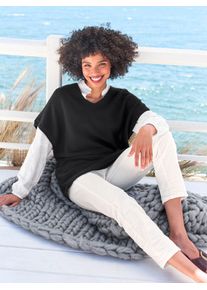 Heine Damen Pullunder "Pullunder", schwarz, Gr. 44, unifarben, 100% Polyacryl, Pullover
